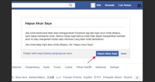 Cara Hapus Akun FB