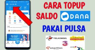 Top Up Saldo Dana Via Pulsa