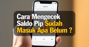 Cara Mengecek Saldo Pip Sudah Masuk Apa Belum?