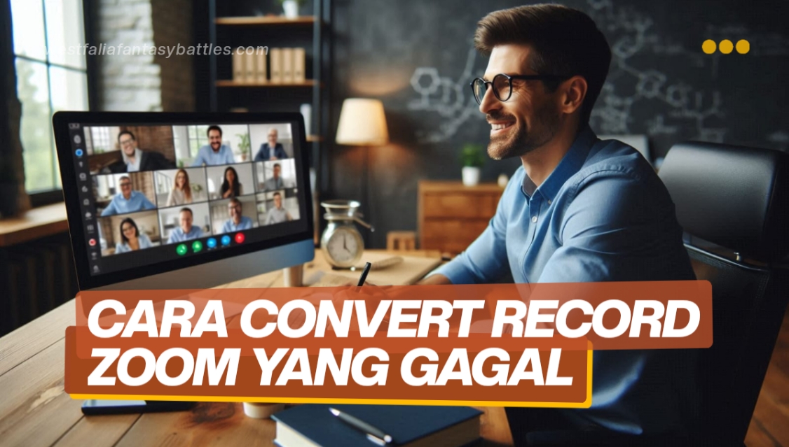 Cara Convert Record Zoom Yang Gagal