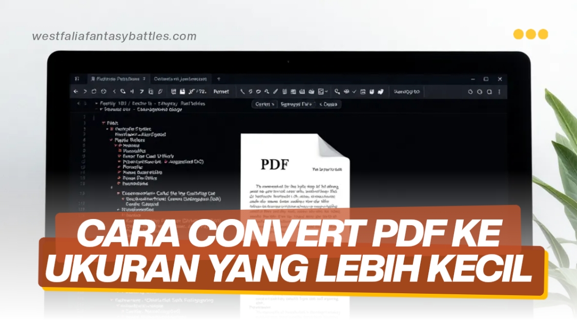 Cara Convert Pdf Ke Ukuran Yang Lebih Kecil