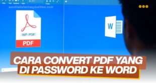 Cara Convert Pdf Yang Dipassword Ke Word