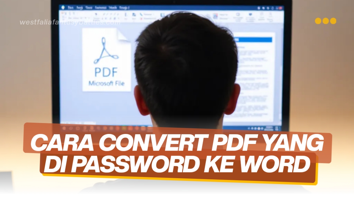 Cara Convert Pdf Yang Dipassword Ke Word