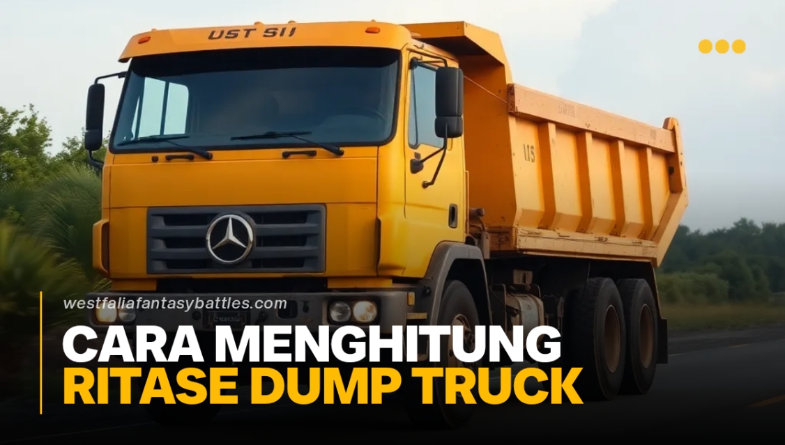 Cara Menghitung Ritase Dump Truck