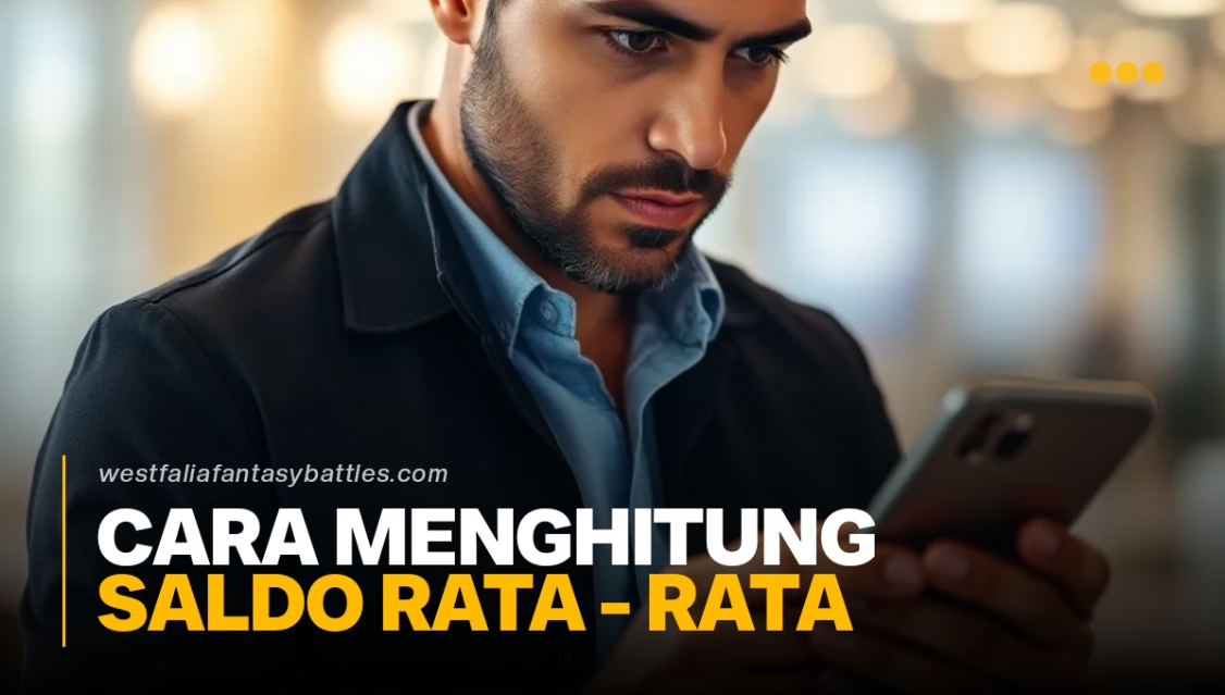 Cara Menghitung Saldo Rata Rata