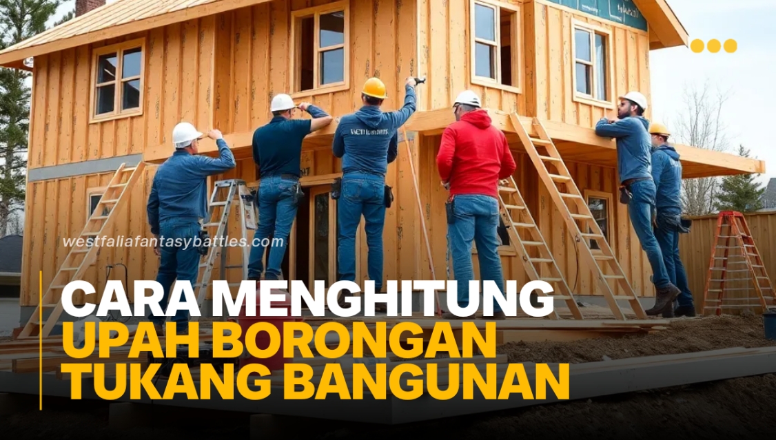 Cara Menghitung Upah Borongan Tukang Bangunan