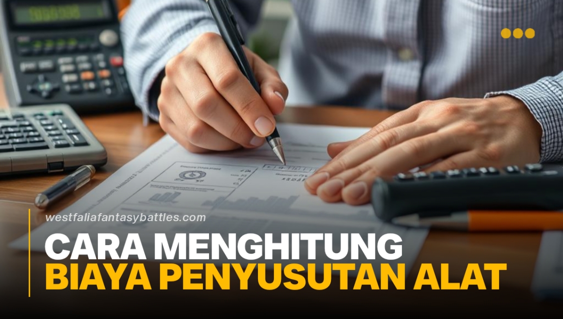 Cara Menghitung Biaya Penyusutan Alat