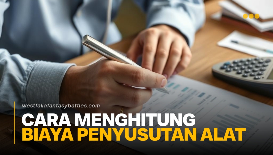 Cara Menghitung Biaya Penyusutan Alat