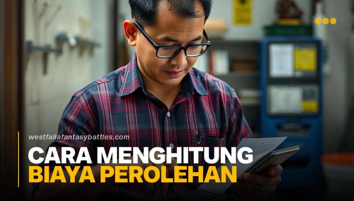 Cara Menghitung Biaya Perolehan