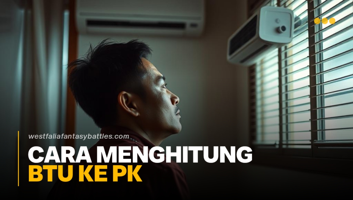 Cara Menghitung Btu Ke Pk