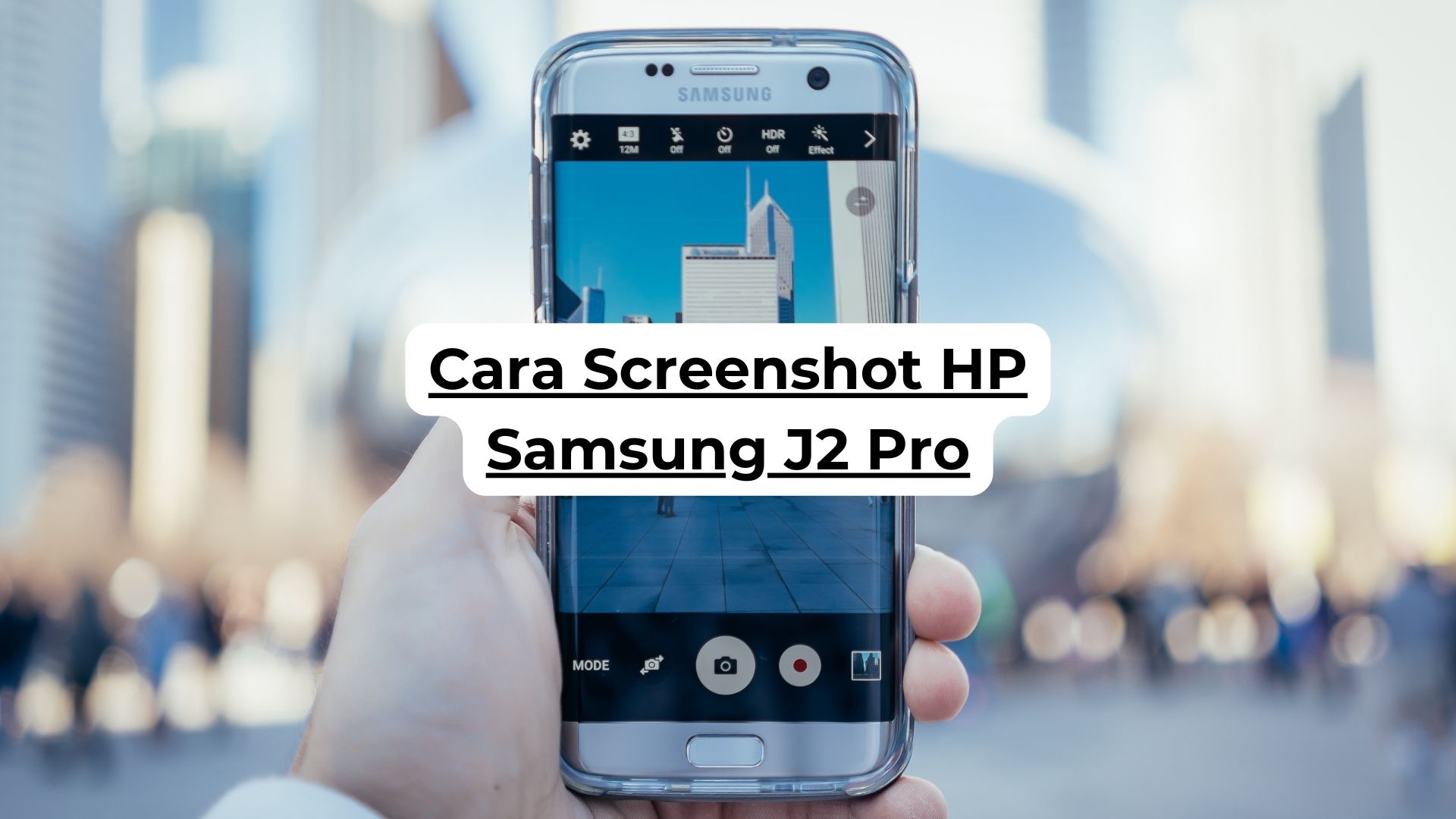 Cara Screenshot HP Samsung J2 Pro