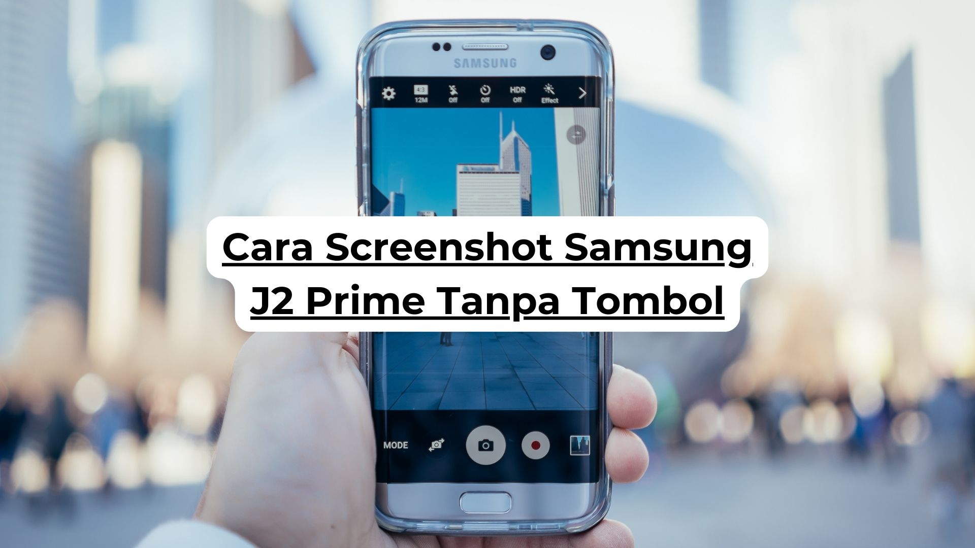 Cara Screenshot Samsung J2 Prime Tanpa Tombol