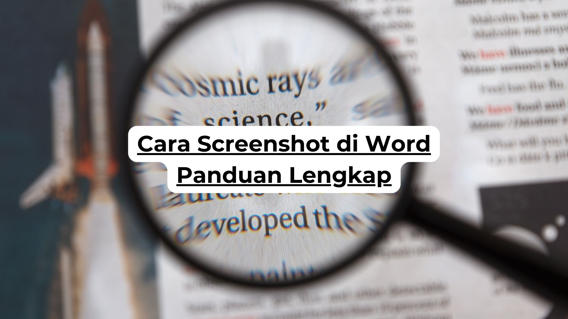 Cara Screenshot di Word Panduan Lengkap