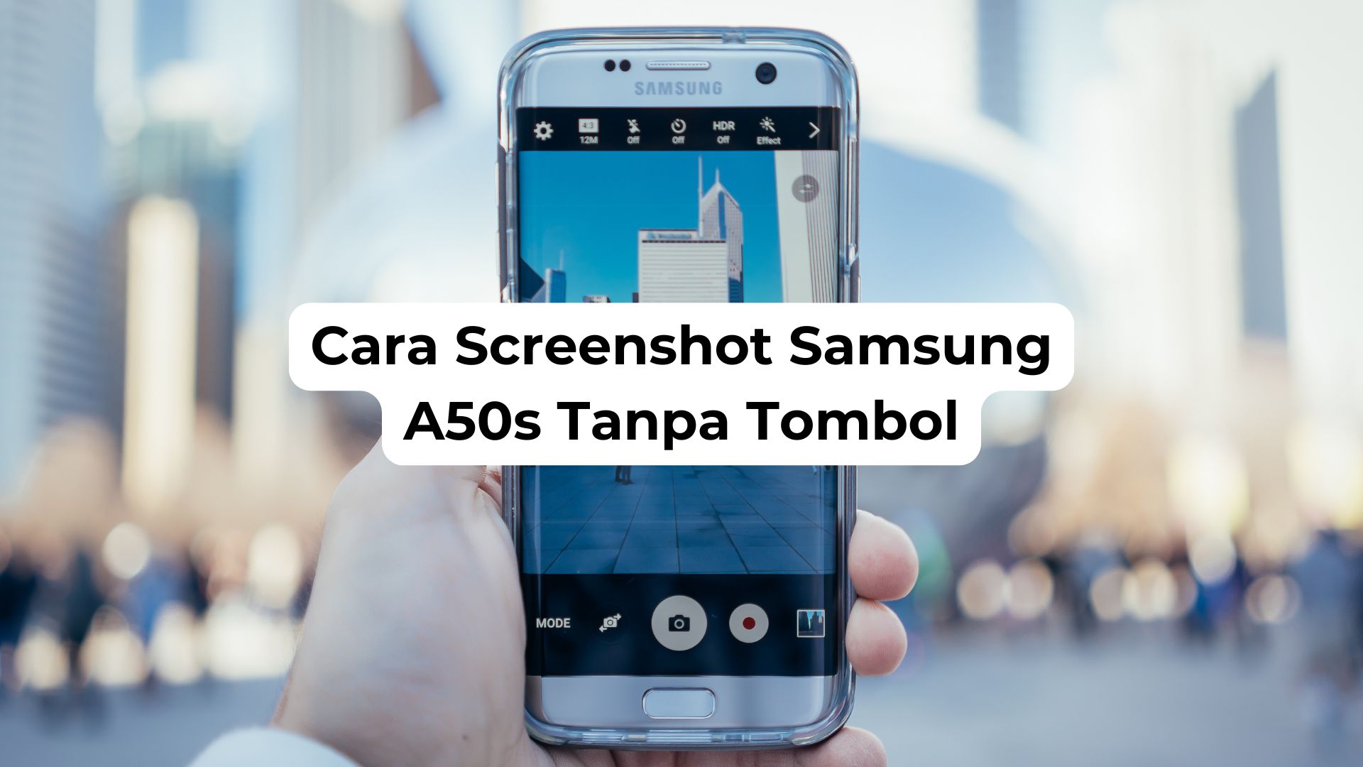 Cara Screenshot Samsung A50s Tanpa Tombol