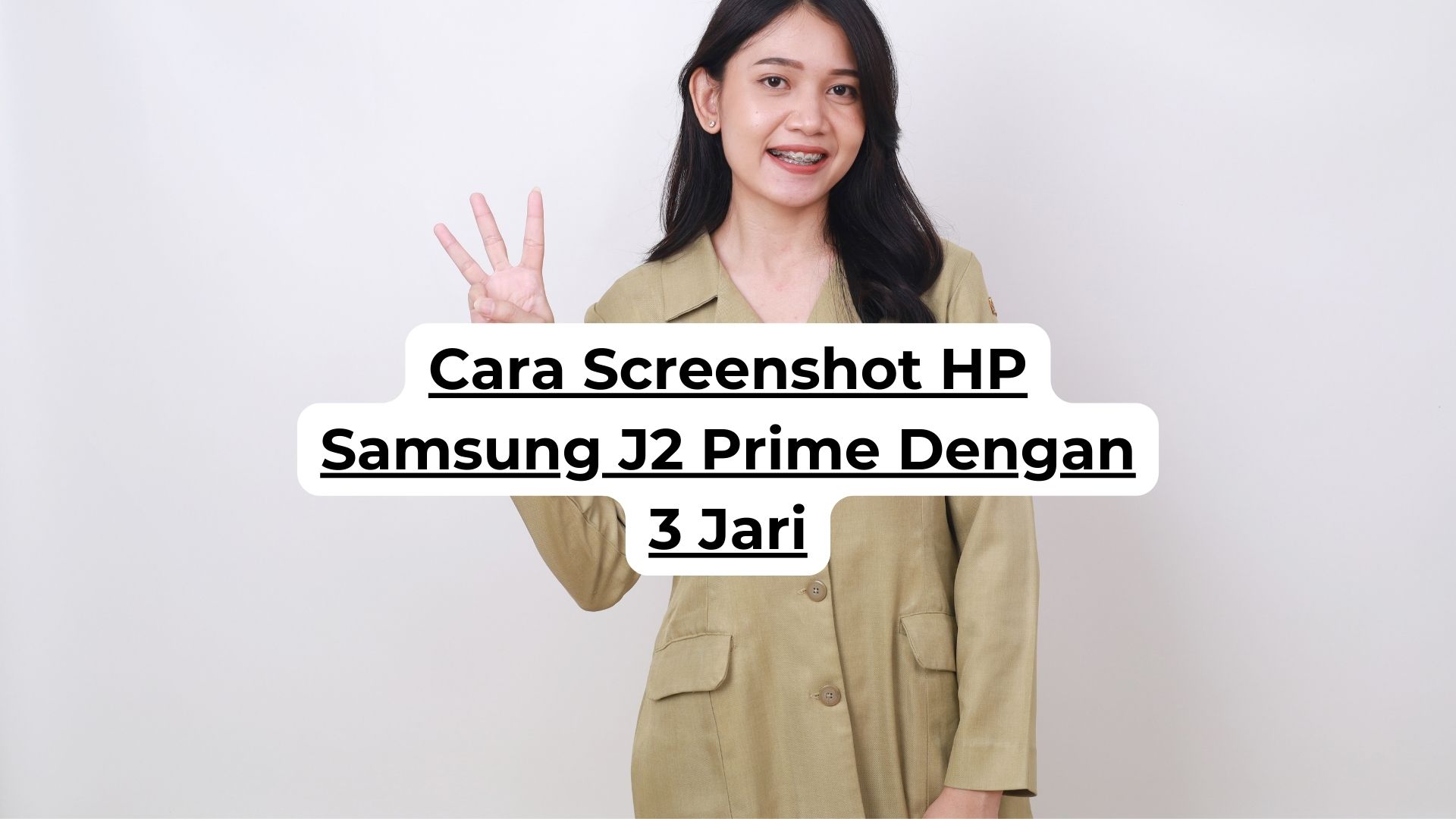 Cara Screenshot HP Samsung J2 Prime Dengan 3 Jari